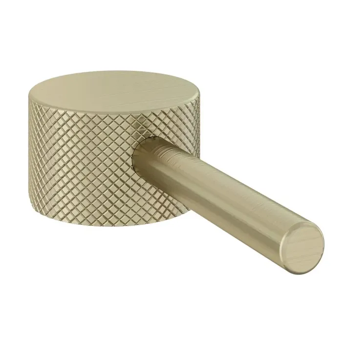 Eastbrook (Single) Meriden Full Knurling Tap Handle for Basin Mono and Basin Mixer Taps Brushed Brass