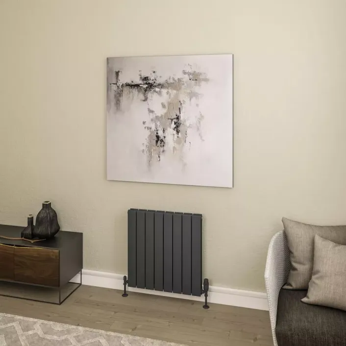 Eastbrook Addington II Radiator 600 x 596 Type20 Matt Anthracite
