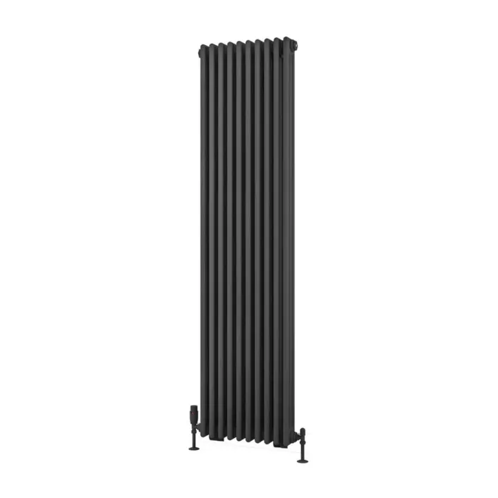 Eastbrook Rivassa 3 Column Rad. 1800x473mm Matt Anthracite