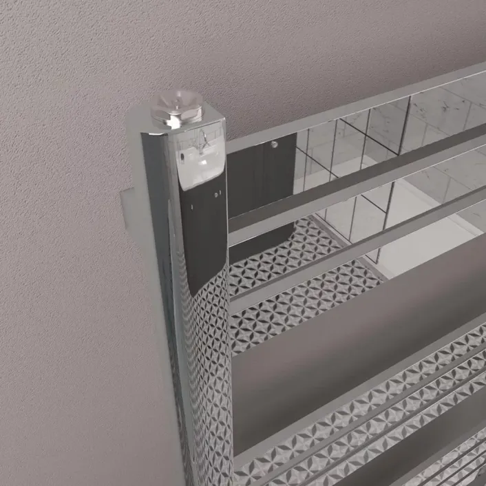 Eastbrook Defford 1200 x 500mm Towel Rail Chrome