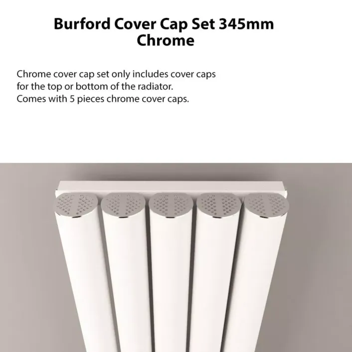 Eastbrook Burford Cover Cap Set 345mm Chrome