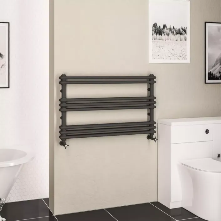 Eastbrook Imperia 2 Column Multirail 612 x 1000mm Matt Anthracite