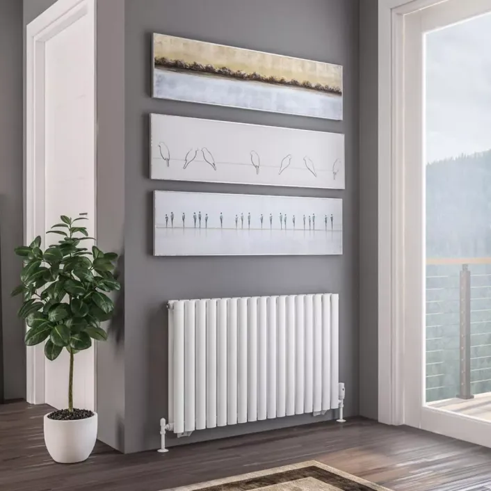 Eastbrook Tunstall Double 600 x 1002 Radiator Matt White