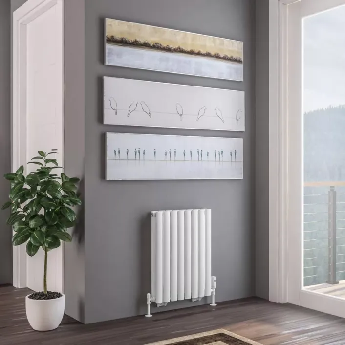 Eastbrook Tunstall Double 600 x 471 Radiator Matt White