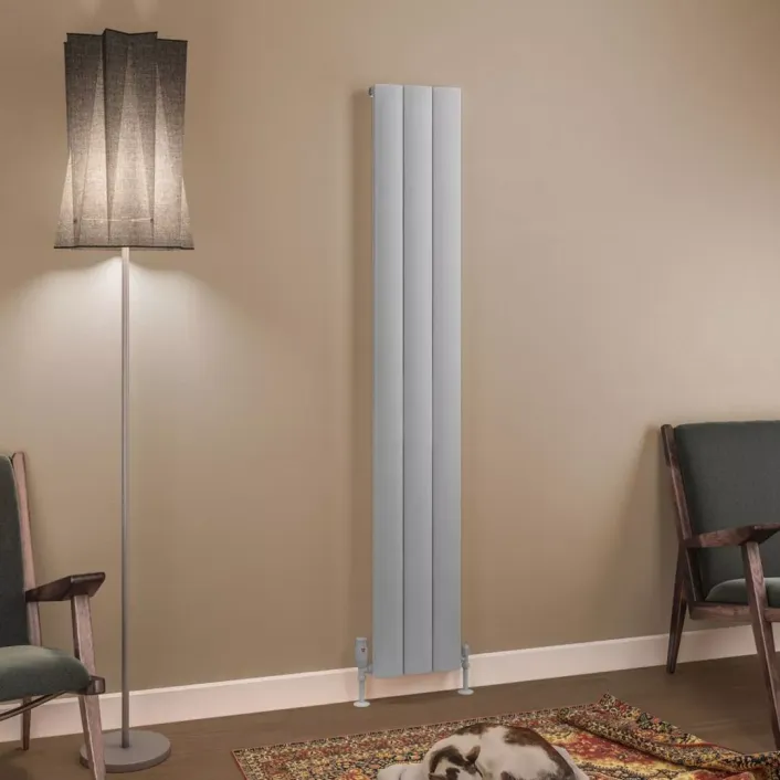 Eastbrook Tordino 1800 x 280 Aluminium Radiator Matt Grey