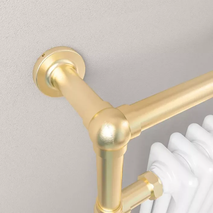 Eastbrook Avon 960 x 500 Brushed Brass / Gloss White
