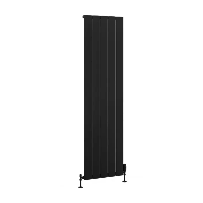 Eastbrook Malmesbury 1800 x 470 Aluminium Radiator Matt Black