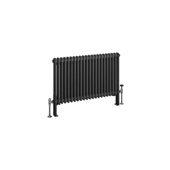 Eastbrook Imperia 2 Column Radiator 600 x 1010mm Matt Anthracite