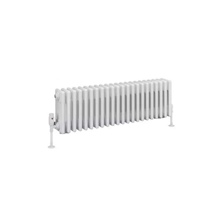 Eastbrook Rivassa 4 Column Radiator 300 x 1010mm Gloss White