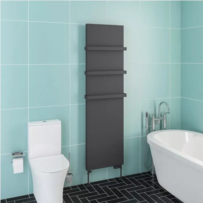 Eastbrook Wingrave 1800 x 510 Flat Panel Radiator Matt Anthracite
