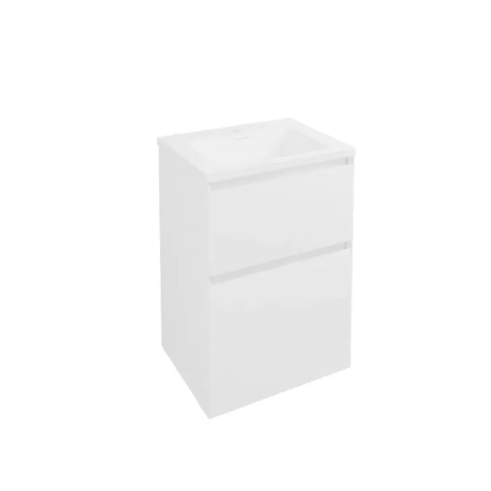 Eastbrook Badbury 60cm Floorstanding Drawer Vanity Unit - Gloss White