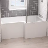 Eastbrook Portland L - Shape Universal End Panel 5mm 750x560mm - White