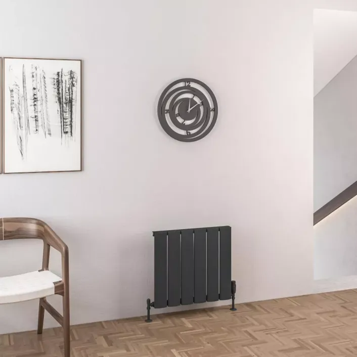 Eastbrook Malmesbury 500 x 565 Aluminium Radiator Matt Anthracite