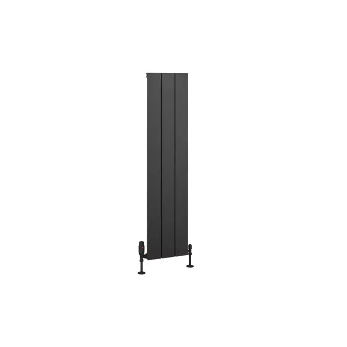 Eastbrook Charlton 1200 x 280 Aluminium Radiator Matt Anthracite