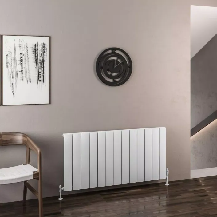 Eastbrook Malmesbury 600 x 1230 Aluminium Radiator Matt White
