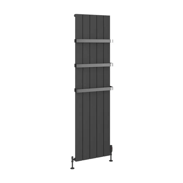 Eastbrook Rosano 1800 x 470 Aluminium Radiator Matt Anthracite