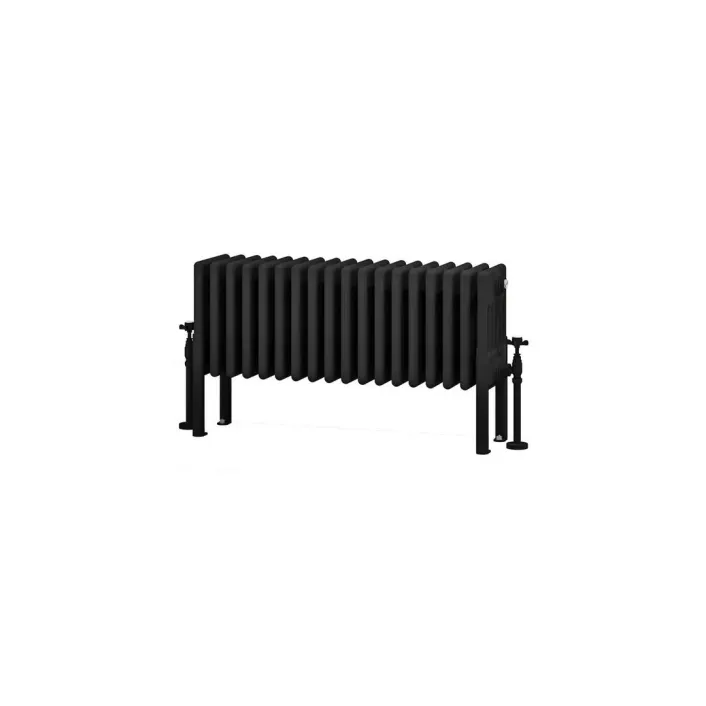 Eastbrook Imperia 6 Column Radiator 300 x 830mm Matt Black