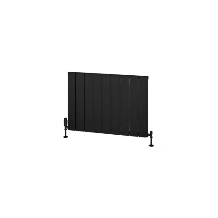 Eastbrook Withington 600 x 850 Aluminium Radiator Matt Black
