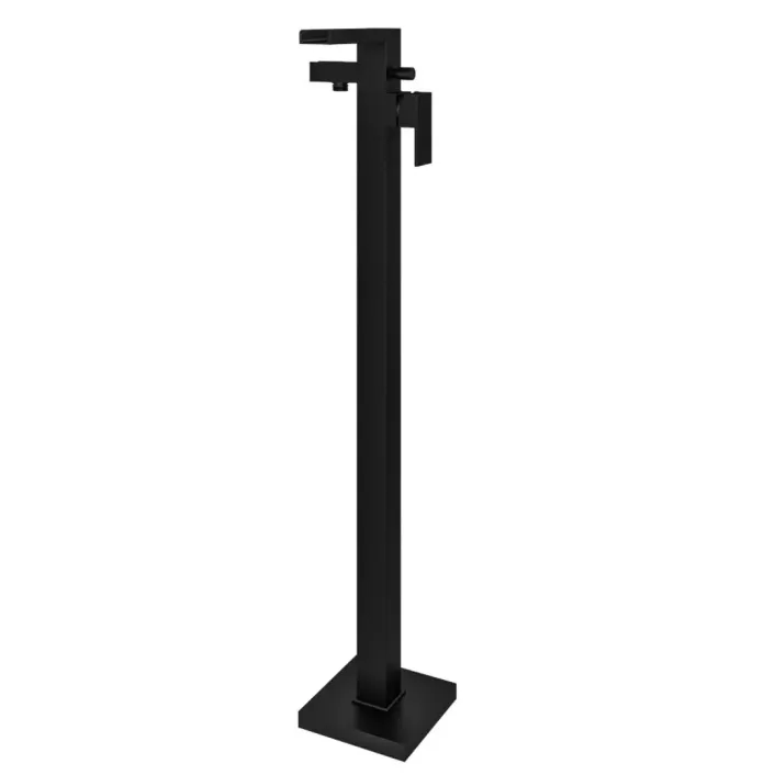 Eastbrook Padbury Floor Standing Bath Shower Mixer Manual Mono Tap - Black