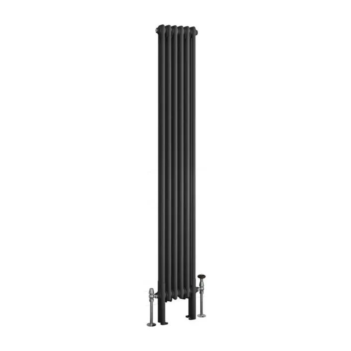 Eastbrook Imperia 2 Column Radiator 1800 x 290mm Matt Anthracite