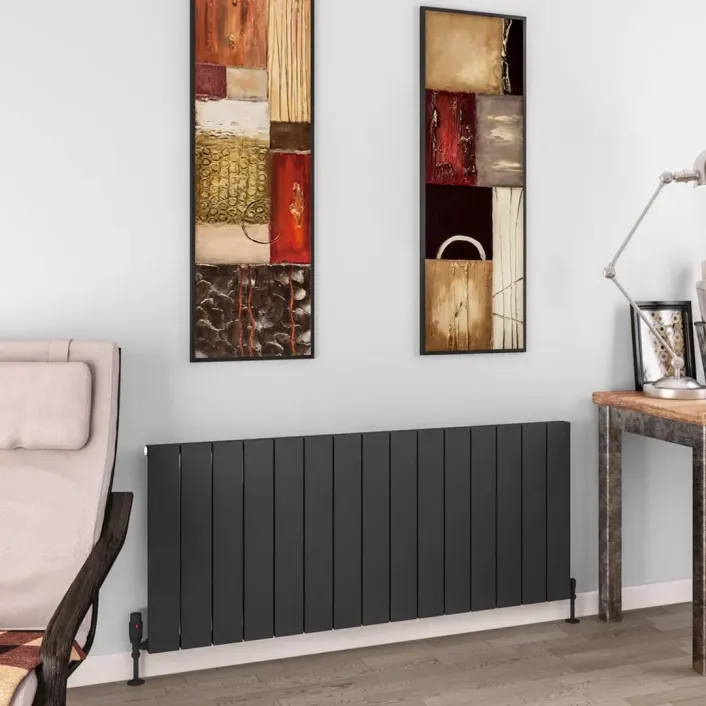 Eastbrook Charlton 600 x 1420 Aluminium Radiator Matt Anthracite