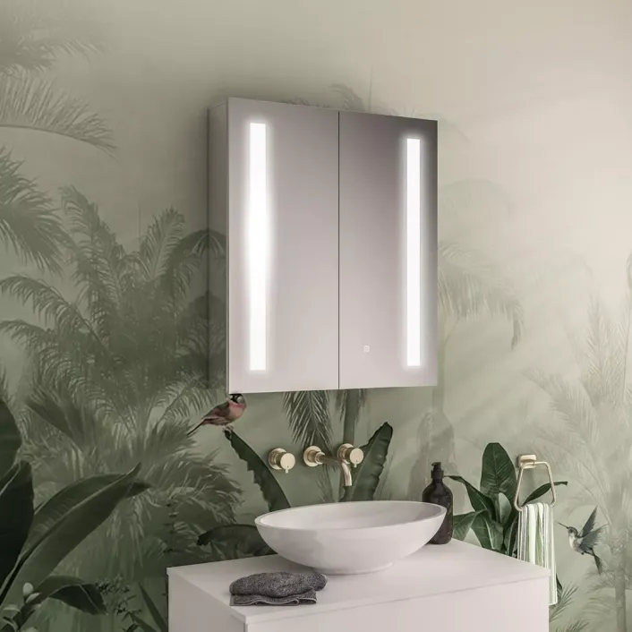 Eastbrook Castellano 600x700mm 2 Door LED Mirror