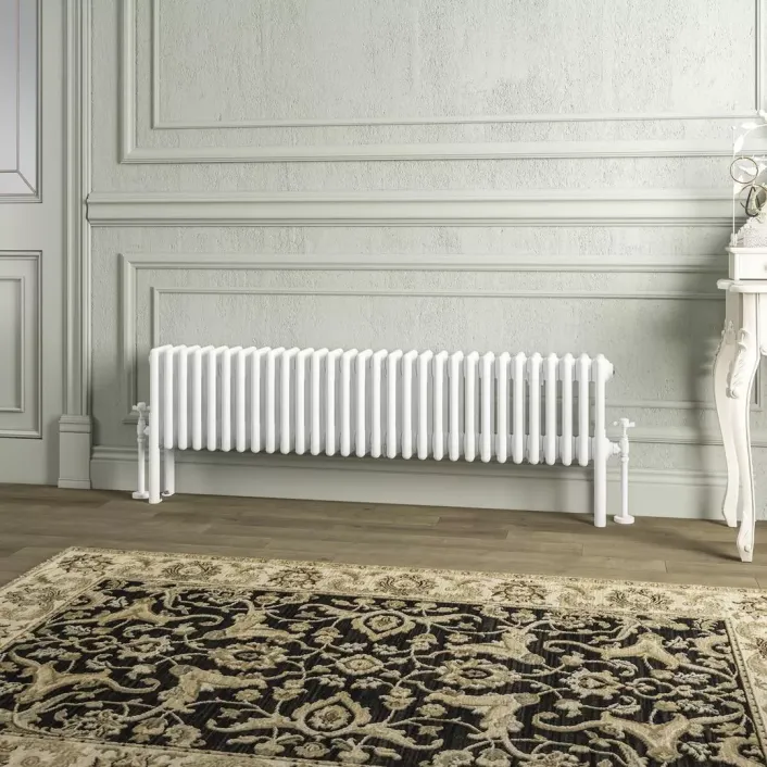 Eastbrook Imperia 4 Column Radiator 300 x 1370mm Gloss White