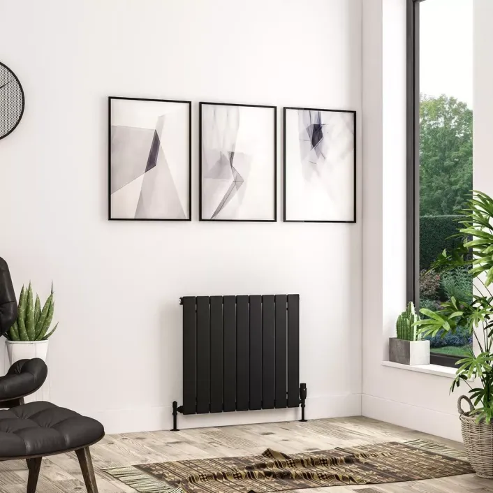 Eastbrook Addington II Radiator 600 x 670 Type10 Matt Black