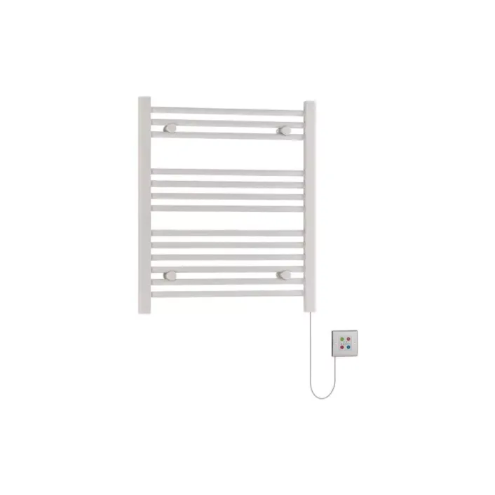 Eastbrook Biava Dry Element Towel Rail 700x600mm 300w Gloss White