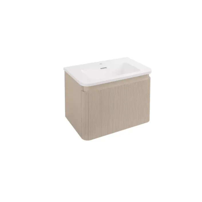 Eastbrook Belice Fluted 60cm Wall Hung Unit Cashmere