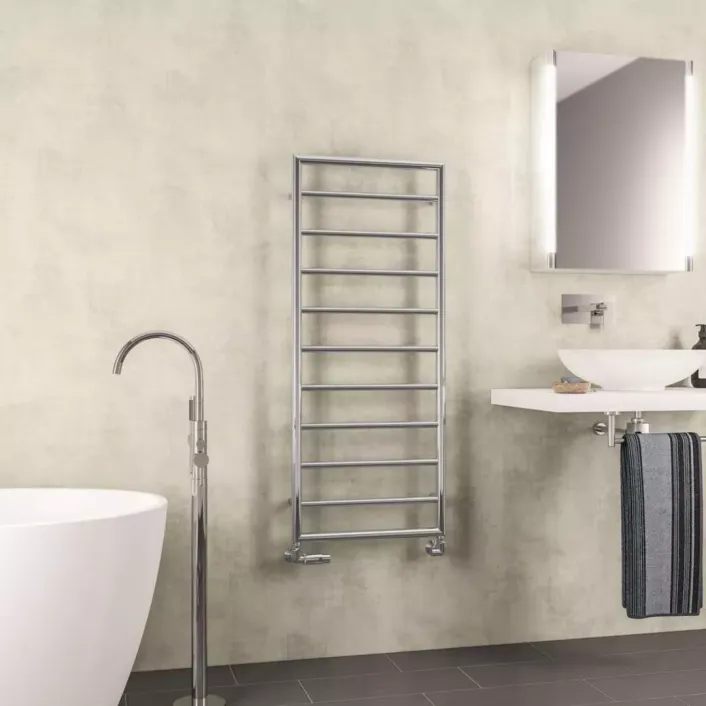 Eastbrook Kenilworth 1200 x 500mm. Towel Rail Chrome