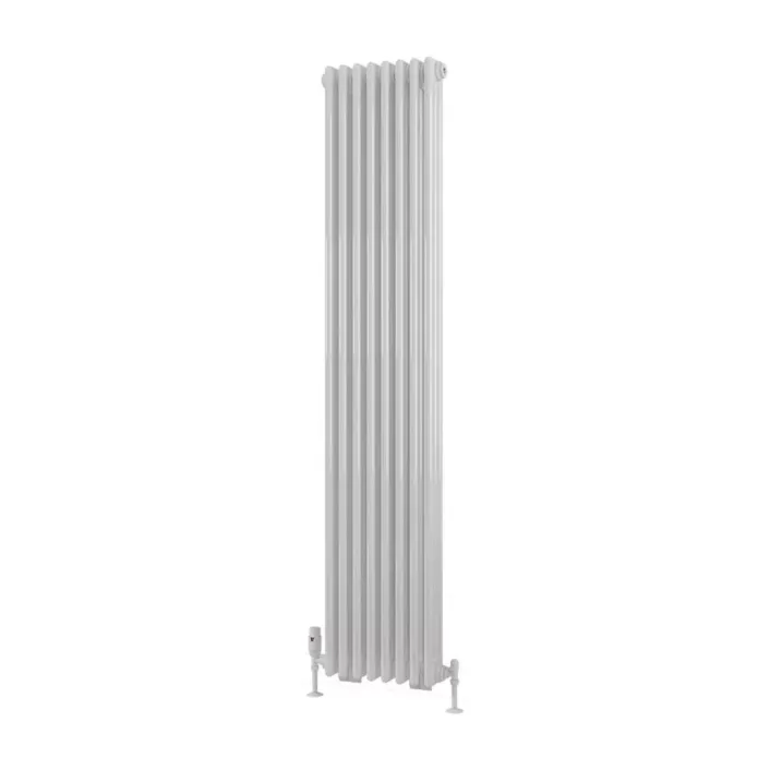 Eastbrook Rivassa 3 Column Radiator 1800 x 383mm Gloss White
