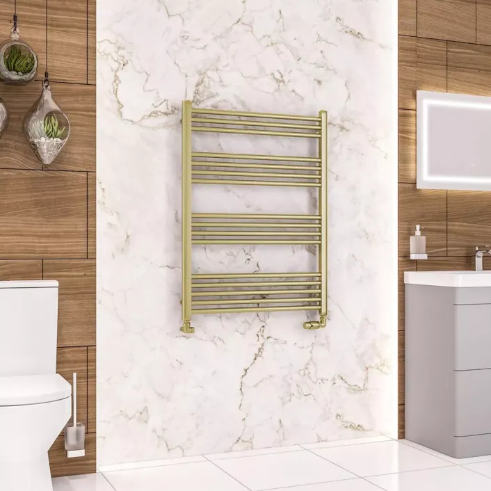 Eastbrook Wendover Straight Multirail 1000 x 750 Brushed Brass