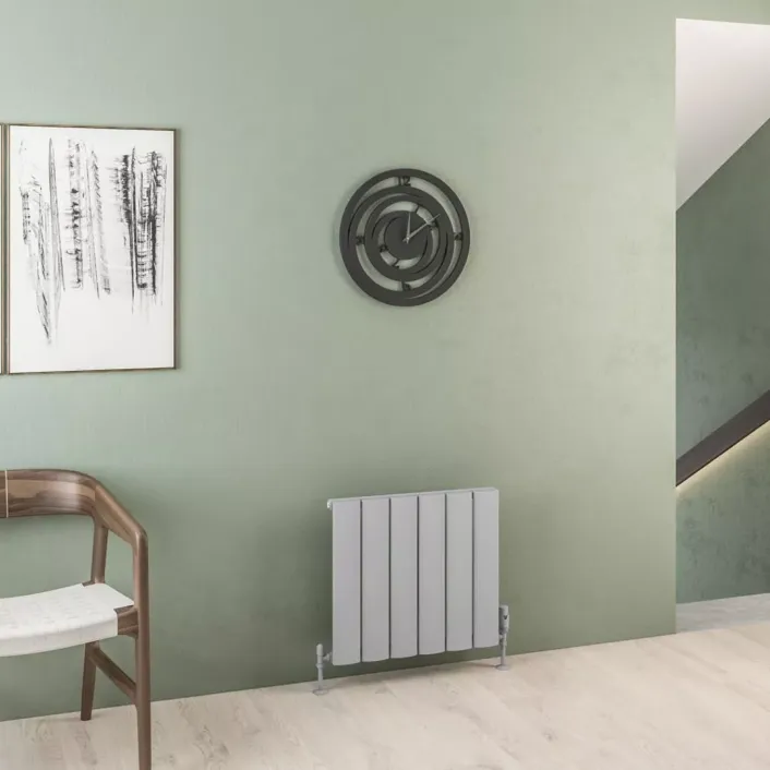Eastbrook Malmesbury 500 x 565 Aluminium Radiator Matt Grey
