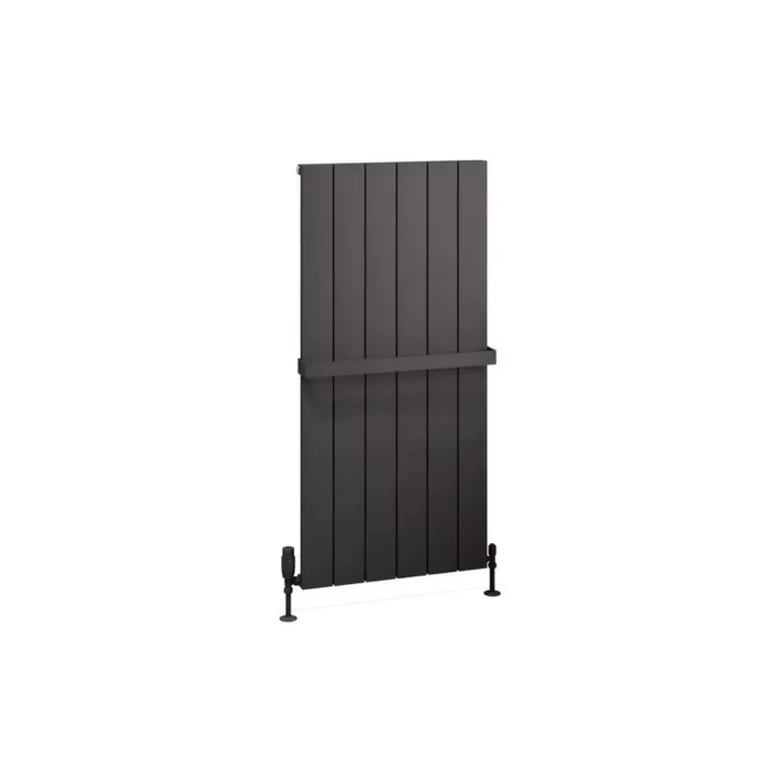 Eastbrook Charlton 1200 x 565 Aluminium Radiator Matt Anthracite