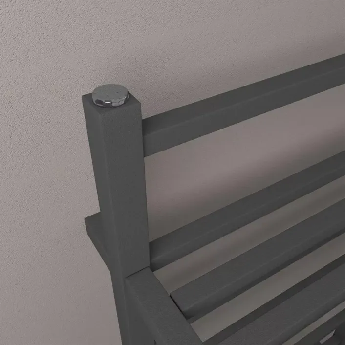 Eastbrook Launton Designer Towel Rail 1200x600mm Matt Anthracite