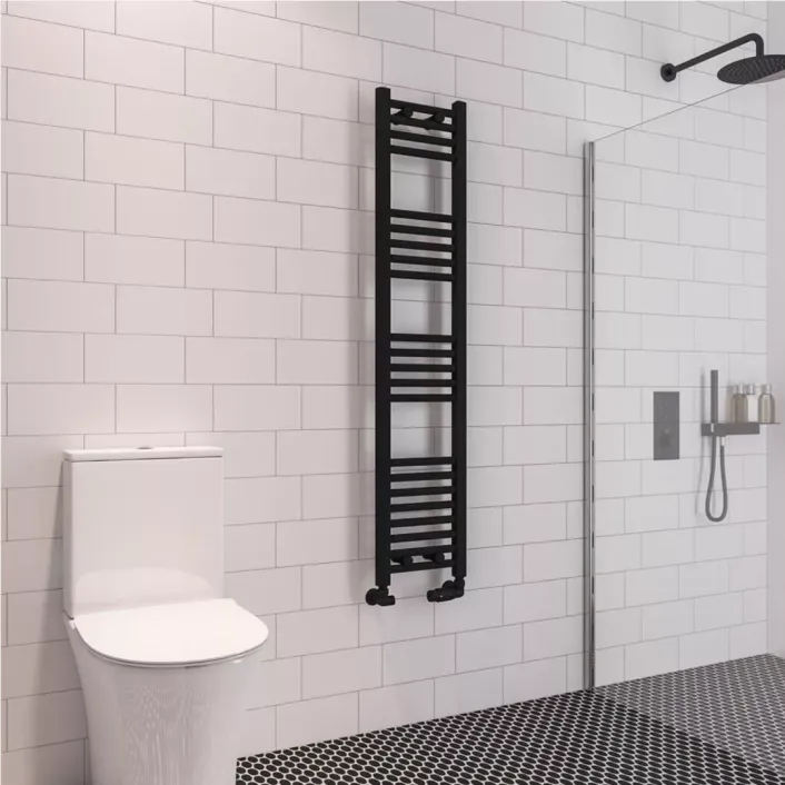 Eastbrook Wingrave 1400 x 300 Straight Multirail Matt Black
