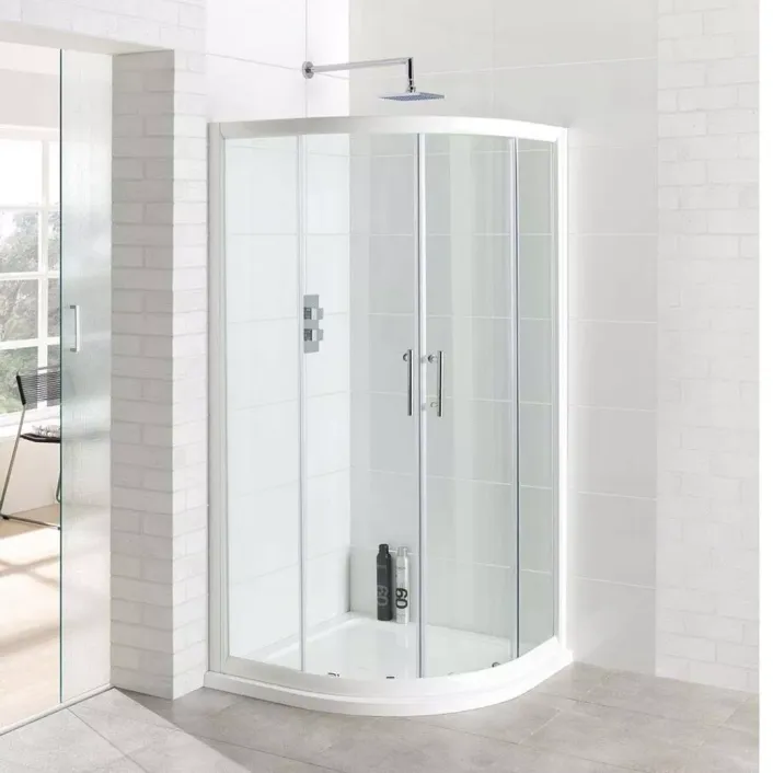 Eastbrook Vantage Easy Clean 900x900mm Quadrant Shower Enclosure - White