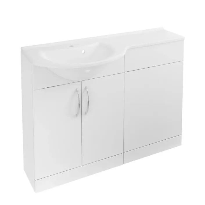 Eastbrook Lyegrove Slimline 50cm WC Unit - Gloss White