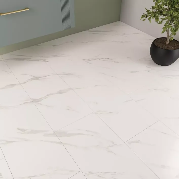 Eastbrook SPC Flooring Tile Collection 606 x 303 Marble White