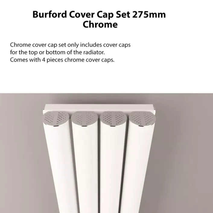 Eastbrook Burford Cover Cap Set 275mm Chrome