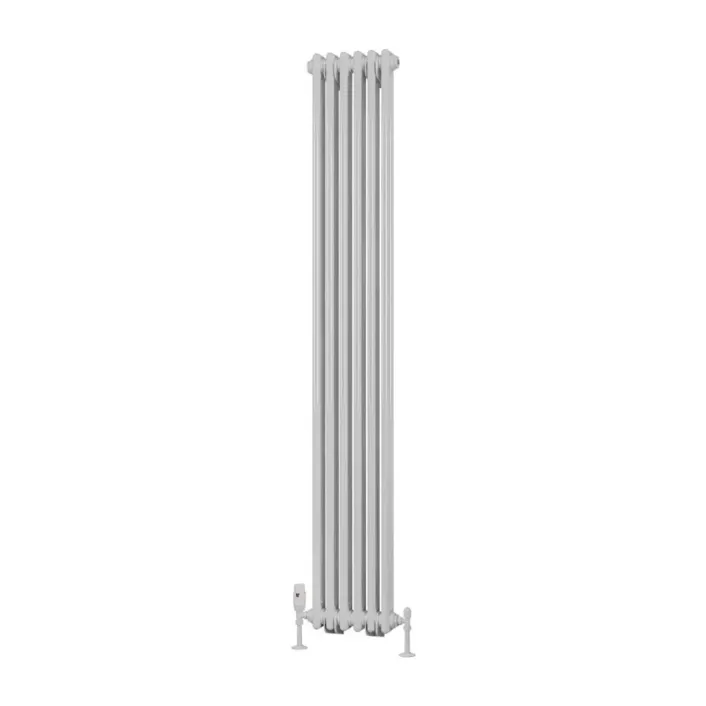 Eastbrook Rivassa 2 Column Radiator 1800 x 293mm Gloss White