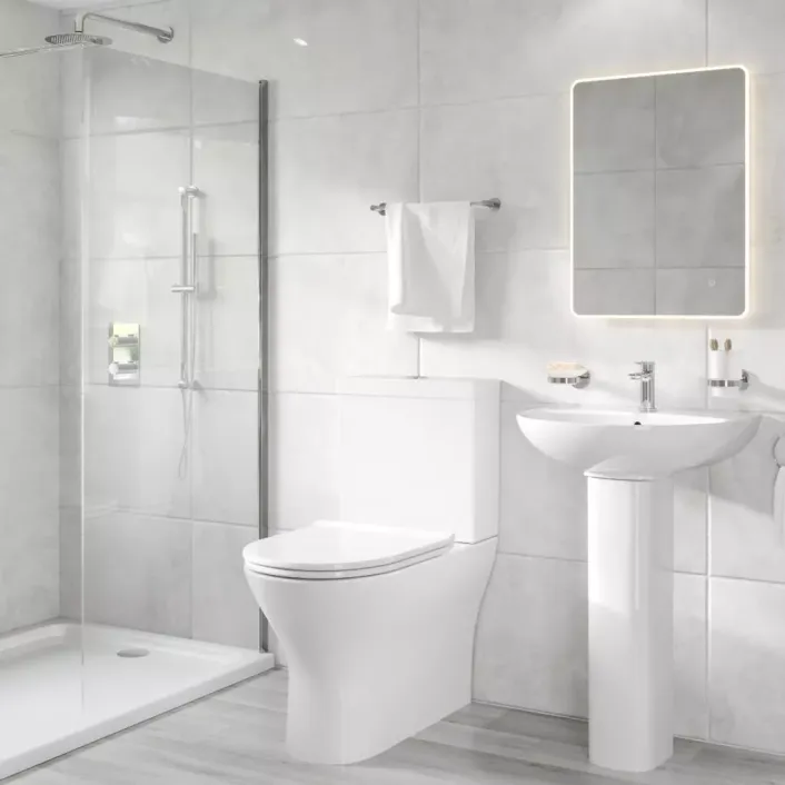 Eastbrook Westmere Cistern with Fittings - White