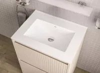Eastbrook Universal 500 Square Ceramic Basin No Tap Holes