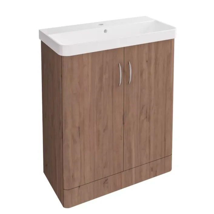 Eastbrook Cavone II 700x335mm 2 Door Cabinet - Medium Oak
