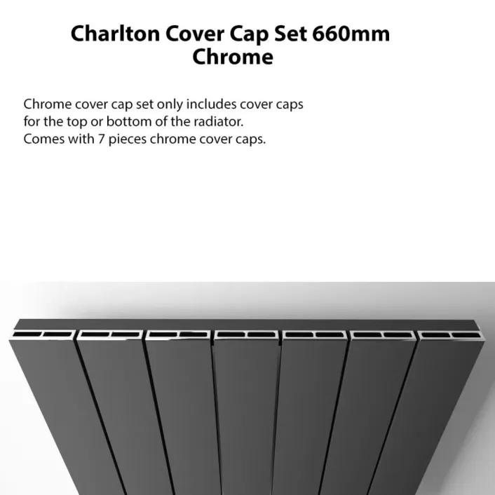 Eastbrook Charlton Cover Cap Set 660mm Chrome
