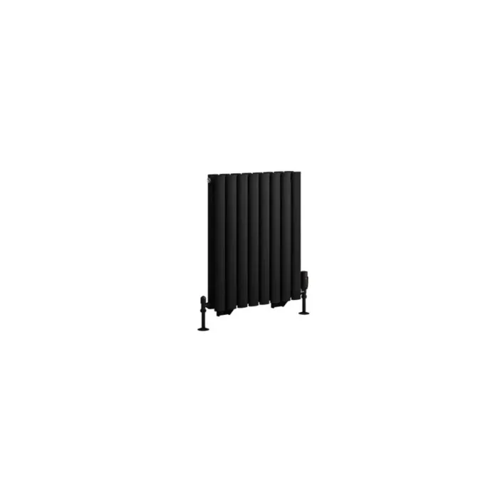 Eastbrook Tunstall Double 600 x 471 Radiator Matt Black