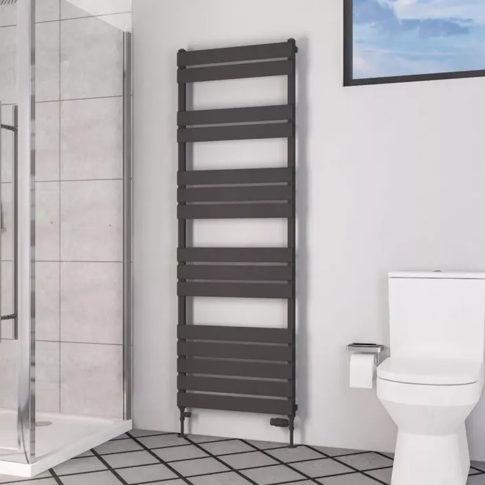 Eastbrook Deddington 1800 x 600 Towel Rail Matt Anthracite