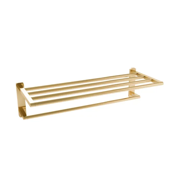 Eastbrook Asti Towel Shelf - Brushed Brass