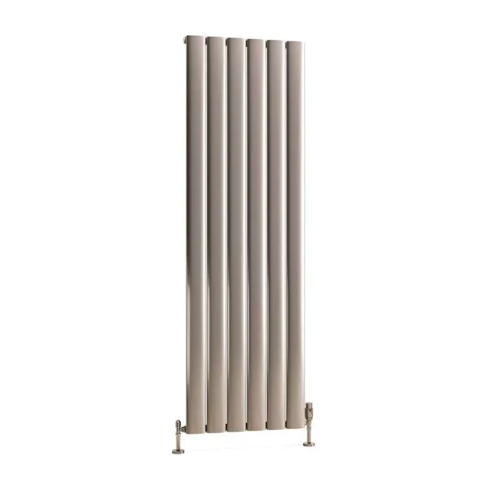 Eastbrook Malmesbury 1800 x 565 Aluminium Radiator Silver Effect